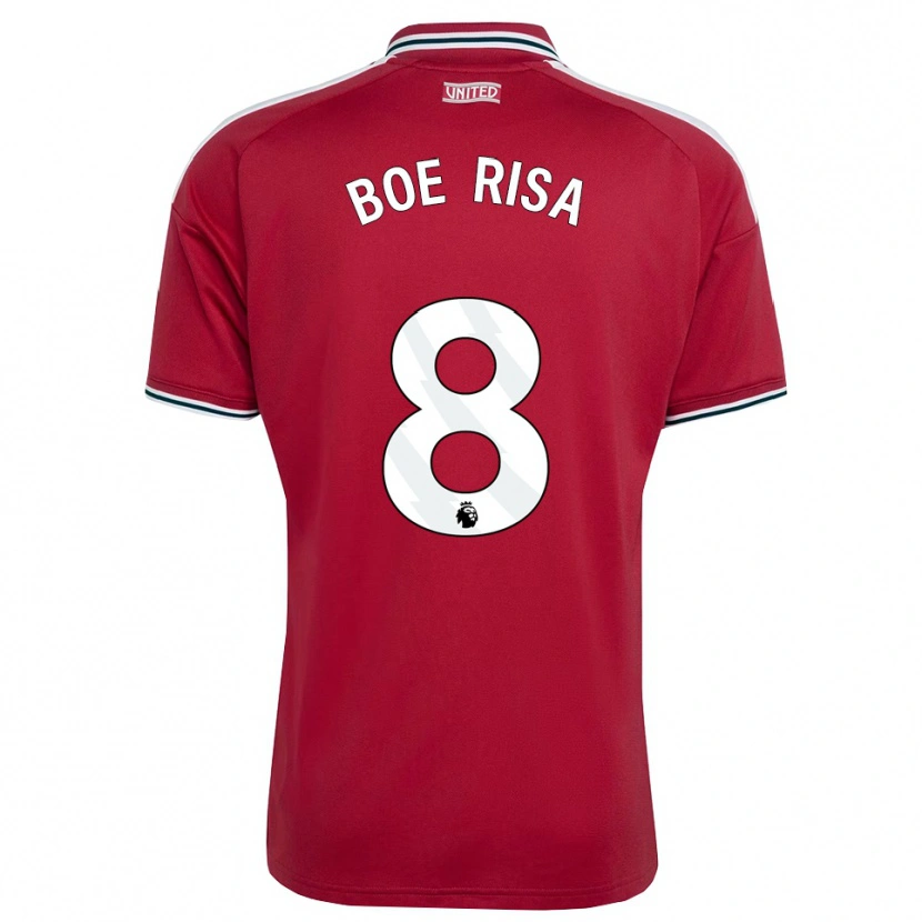 Danxen Børn Vilde Boe Risa #8 Rød Gul Hvid Hjemmebane Spillertrøjer 2026/27 Trøje T-Shirt