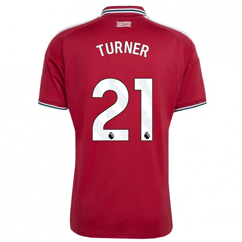 Danxen Børn Millie Turner #21 Rød Gul Hvid Hjemmebane Spillertrøjer 2026/27 Trøje T-Shirt