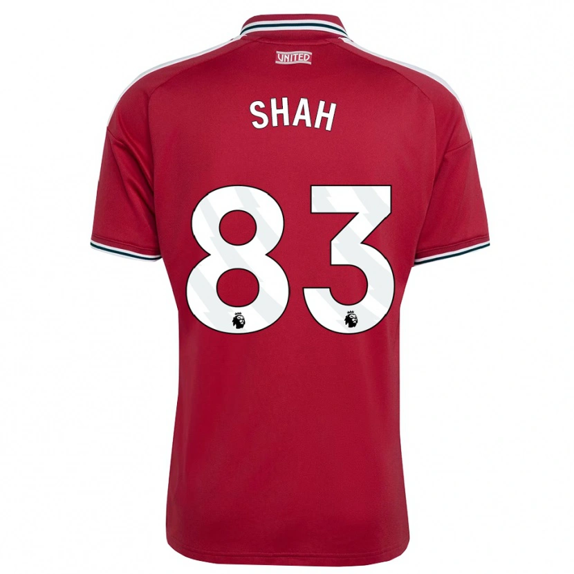 Danxen Børn Jariyah Shah #83 Rød Gul Hvid Hjemmebane Spillertrøjer 2026/27 Trøje T-Shirt