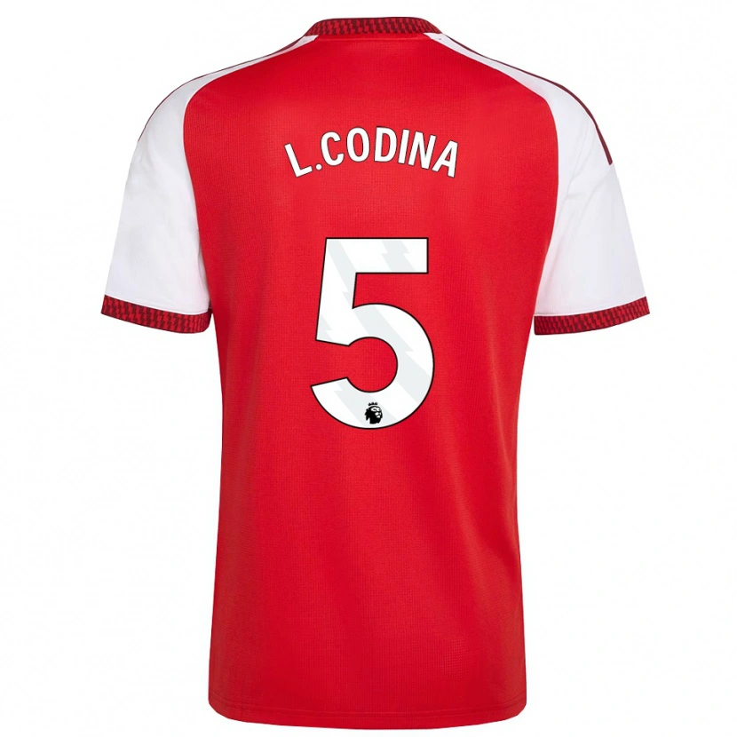 Danxen Børn Laia Codina #5 Rød Hvid Sort Hjemmebane Spillertrøjer 2026/27 Trøje T-Shirt