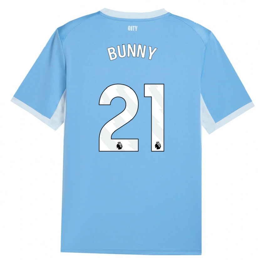 Danxen Børn Khadija Shaw #21 Lyshimmelblå Hvid Hjemmebane Spillertrøjer 2026/27 Trøje T-Shirt
