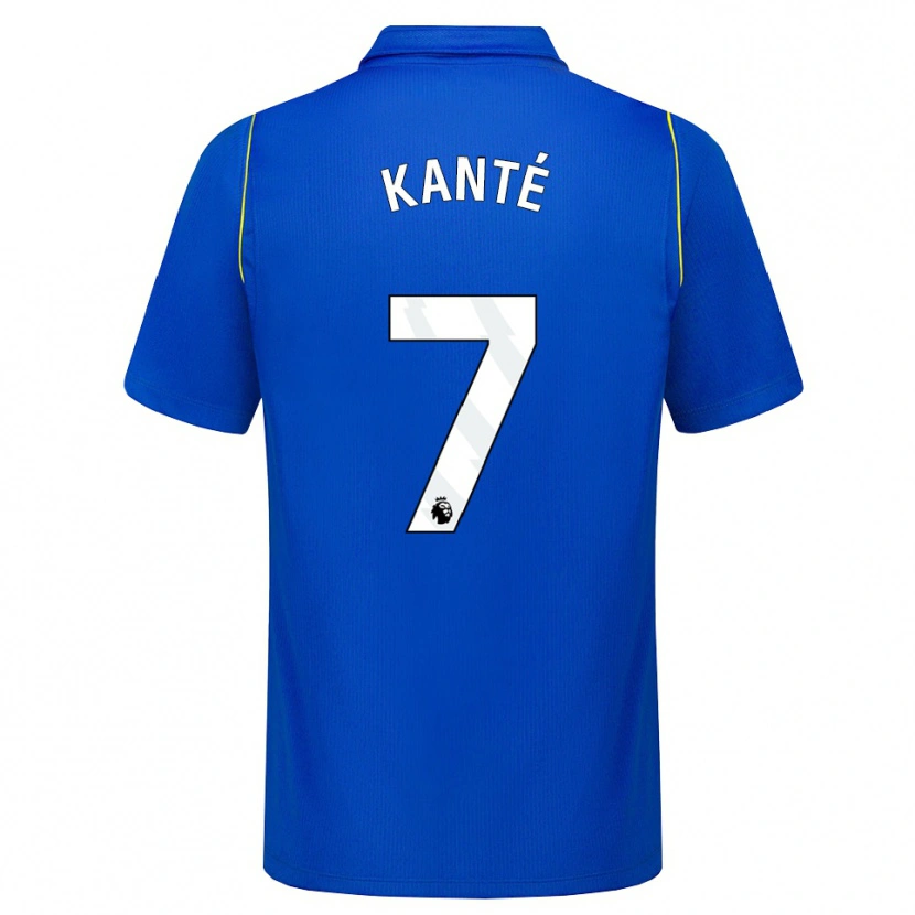 Danxen Børn N'golo Kante #7 Blå Gul Hjemmebane Spillertrøjer 2026/27 Trøje T-Shirt