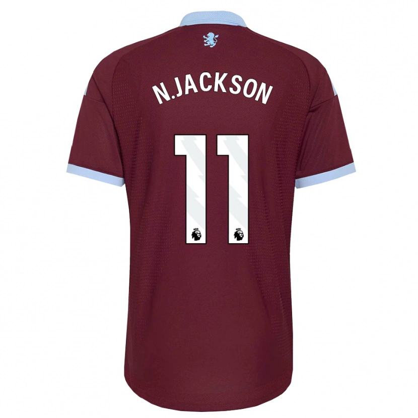 Danxen Børn Nicolas Jackson #11 Kornblomstblå Vinrød Hjemmebane Spillertrøjer 2026/27 Trøje T-Shirt