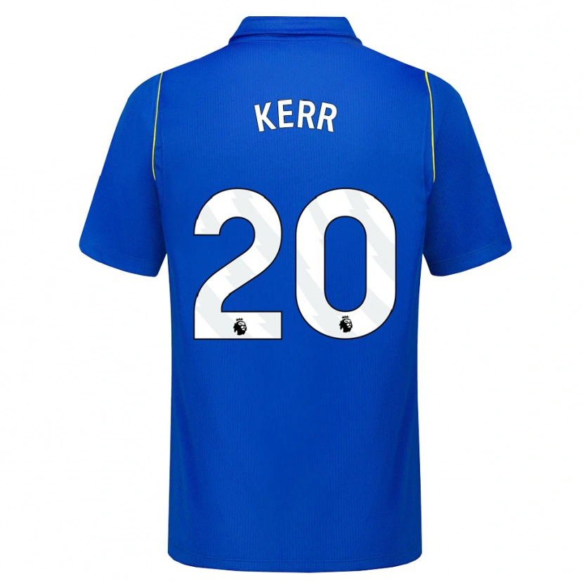 Danxen Børn Sam Kerr #20 Blå Gul Hjemmebane Spillertrøjer 2026/27 Trøje T-Shirt