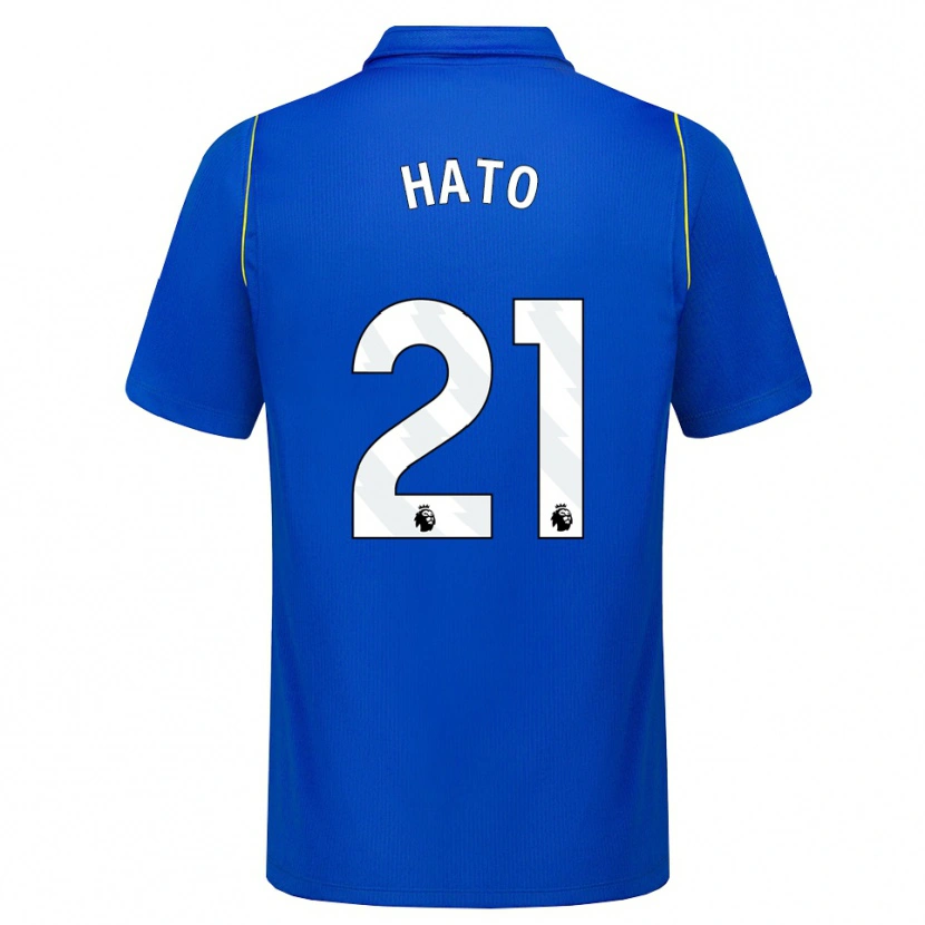 Danxen Børn Jorrel Hato #21 Blå Gul Hjemmebane Spillertrøjer 2026/27 Trøje T-Shirt
