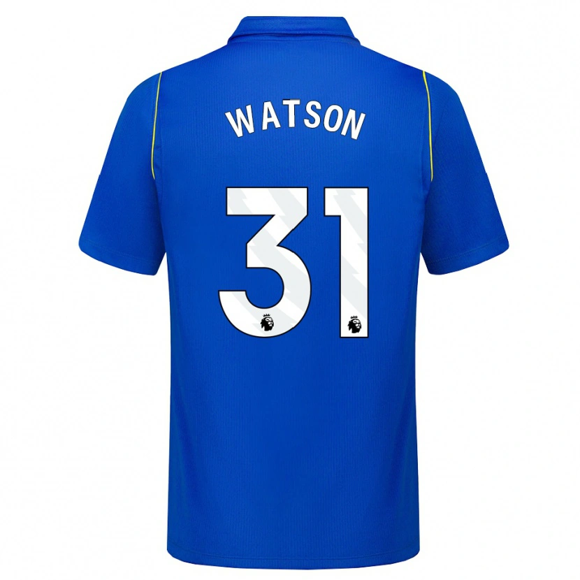 Danxen Børn Reggie Watson #31 Blå Gul Hjemmebane Spillertrøjer 2026/27 Trøje T-Shirt