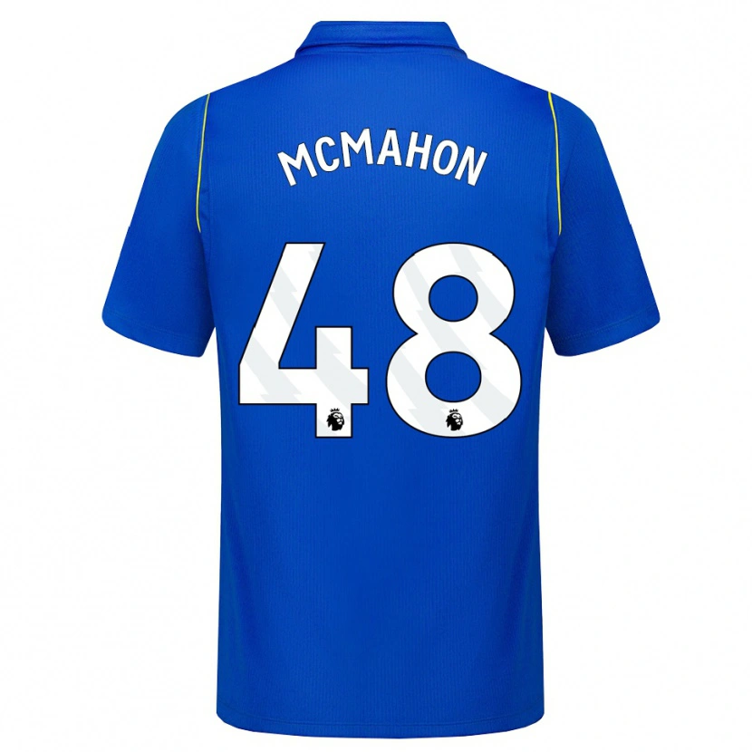 Danxen Børn Harrison Mcmahon #48 Blå Gul Hjemmebane Spillertrøjer 2026/27 Trøje T-Shirt