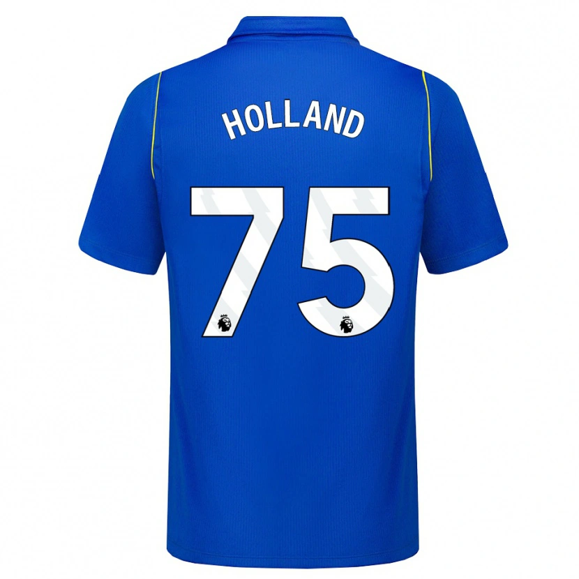 Danxen Børn Charlie Holland #75 Blå Gul Hjemmebane Spillertrøjer 2026/27 Trøje T-Shirt