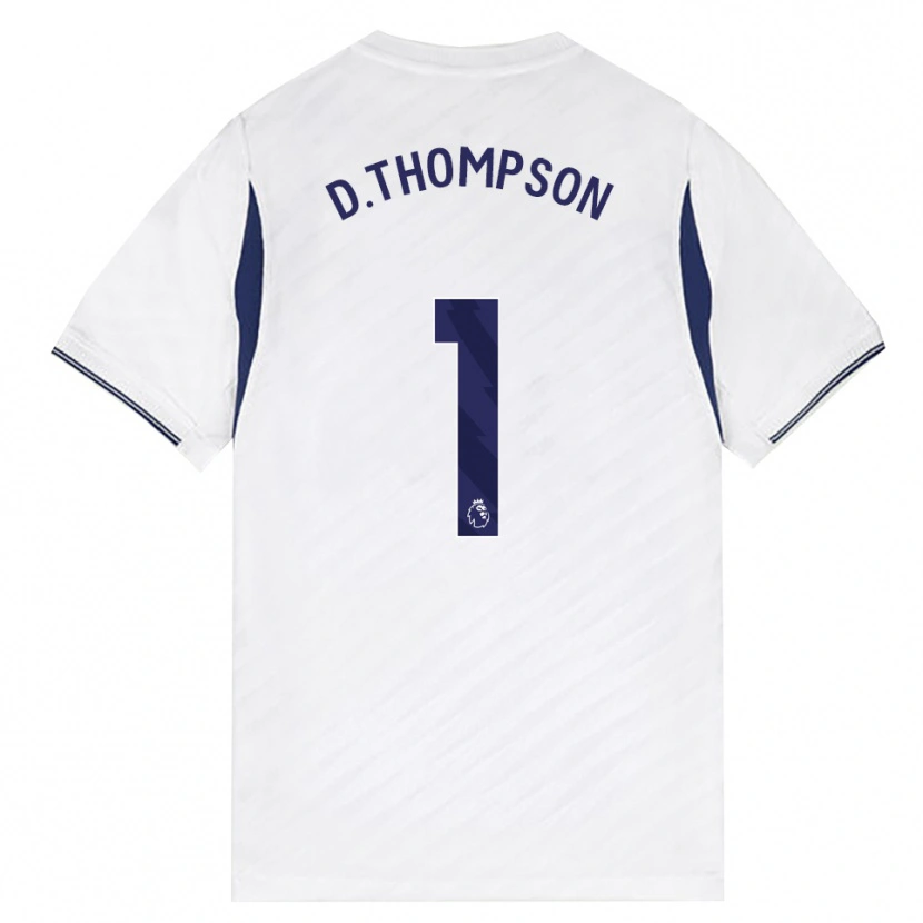 Danxen Børn Dylan Thompson #1 Hvid Rød Lilla Hjemmebane Spillertrøjer 2026/27 Trøje T-Shirt