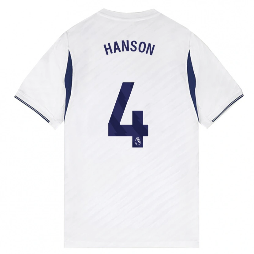 Danxen Børn Cayon Hanson #4 Hvid Rød Lilla Hjemmebane Spillertrøjer 2026/27 Trøje T-Shirt