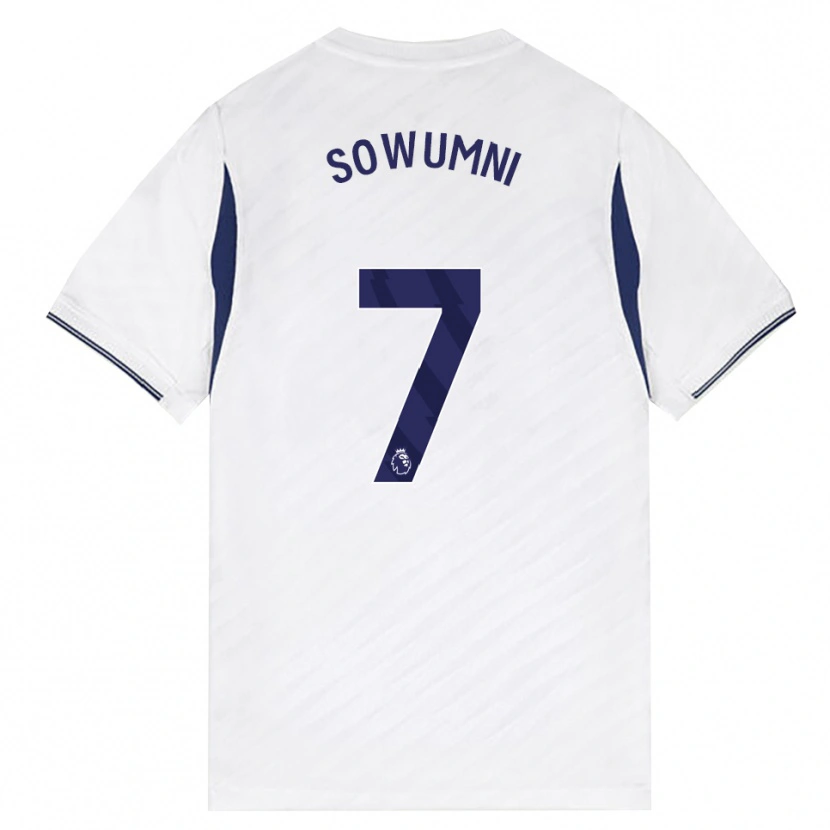 Danxen Børn Elisha Sowunmi #7 Hvid Rød Lilla Hjemmebane Spillertrøjer 2026/27 Trøje T-Shirt