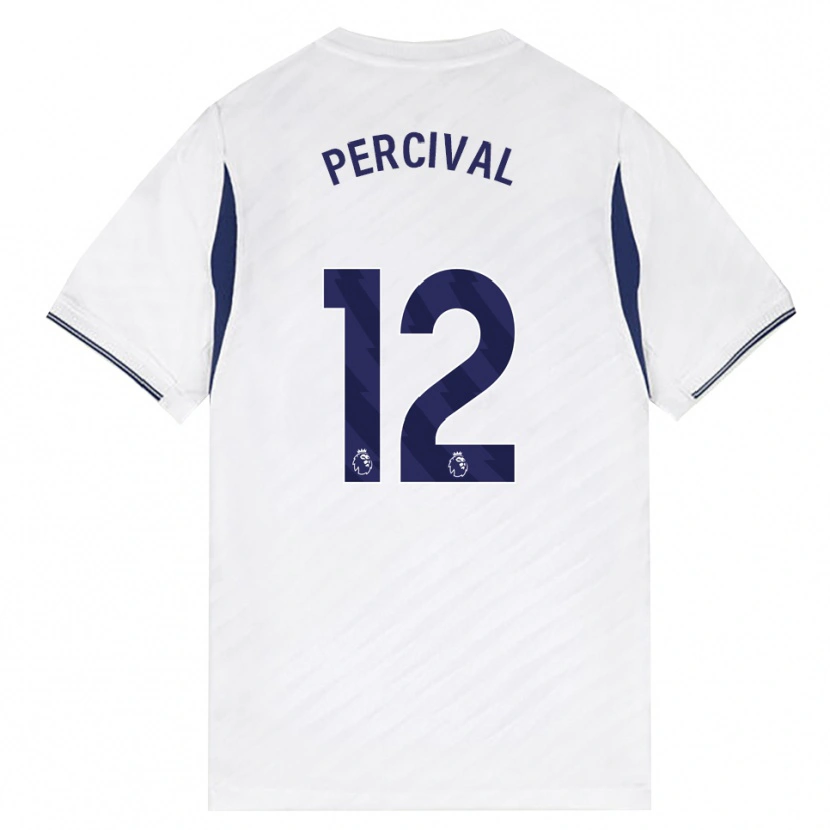 Danxen Børn Ria Percival #12 Hvid Rød Lilla Hjemmebane Spillertrøjer 2026/27 Trøje T-Shirt