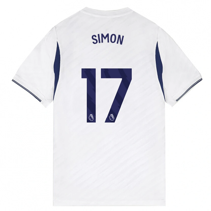 Danxen Børn Kyah Simon #17 Hvid Rød Lilla Hjemmebane Spillertrøjer 2026/27 Trøje T-Shirt