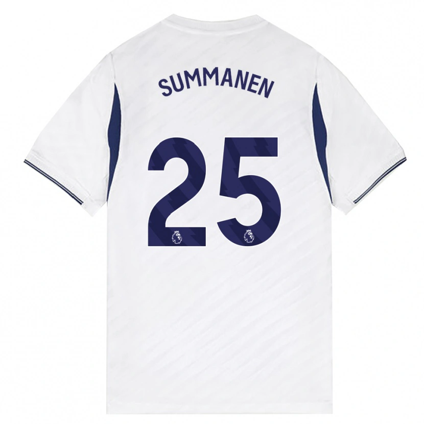 Danxen Børn Eveliina Summanen #25 Hvid Rød Lilla Hjemmebane Spillertrøjer 2026/27 Trøje T-Shirt