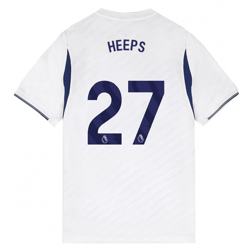 Danxen Børn Eleanor Heeps #27 Hvid Rød Lilla Hjemmebane Spillertrøjer 2026/27 Trøje T-Shirt