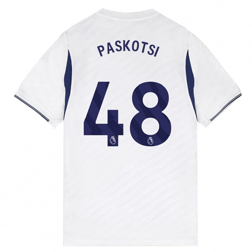 Danxen Børn Maksim Paskotsi #48 Hvid Rød Lilla Hjemmebane Spillertrøjer 2026/27 Trøje T-Shirt