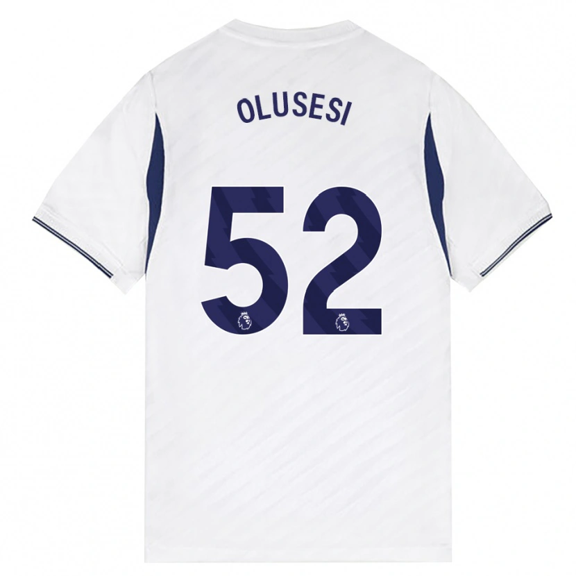 Danxen Børn Callum Olusesi #52 Hvid Rød Lilla Hjemmebane Spillertrøjer 2026/27 Trøje T-Shirt