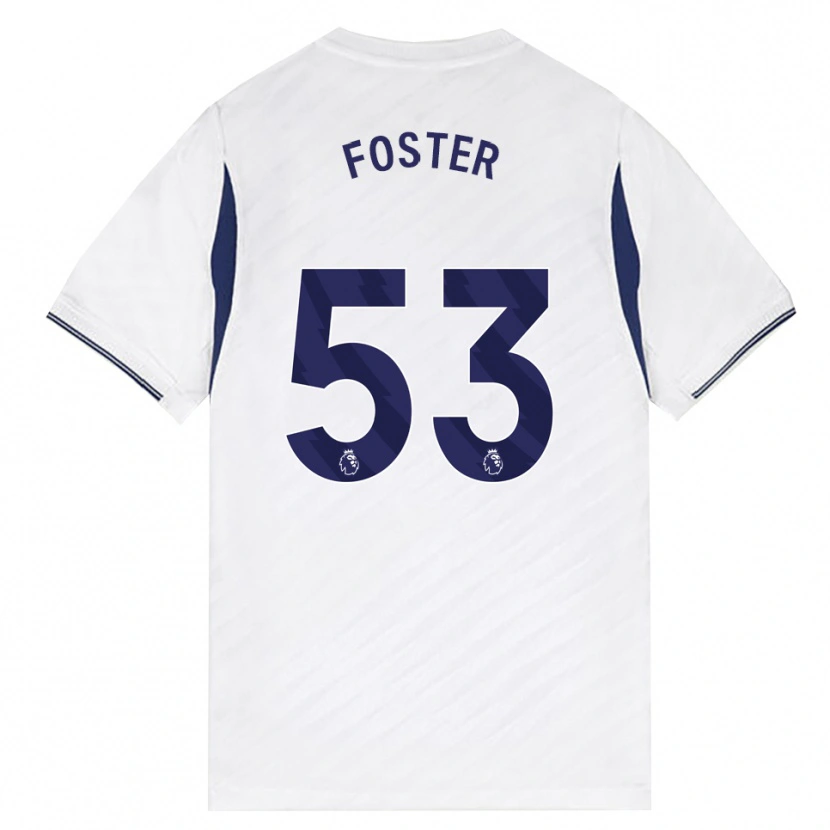 Danxen Børn Brooklyn Lyons Foster #53 Hvid Rød Lilla Hjemmebane Spillertrøjer 2026/27 Trøje T-Shirt