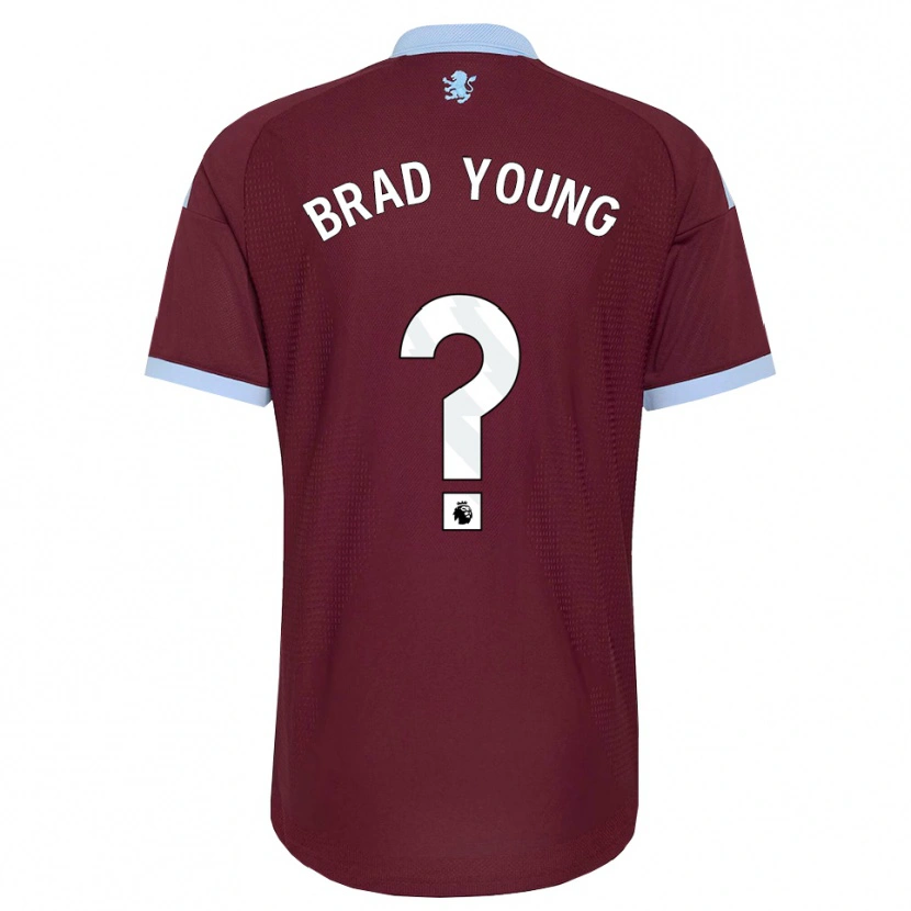 Danxen Børn Brad Young #0 Kornblomstblå Vinrød Hjemmebane Spillertrøjer 2026/27 Trøje T-Shirt