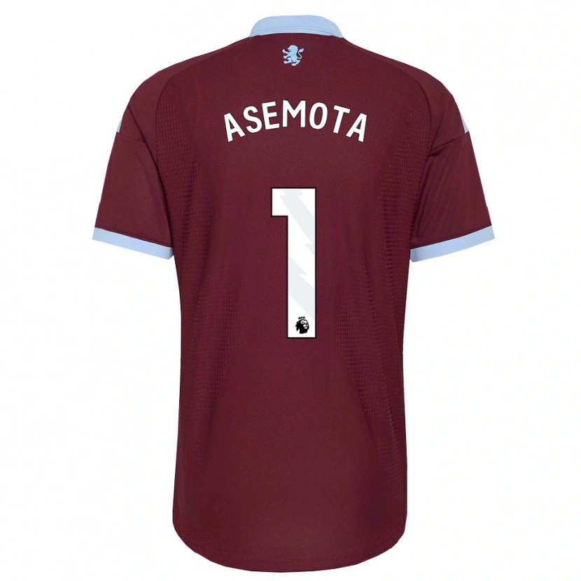 Danxen Børn Owen Asemota #1 Kornblomstblå Vinrød Hjemmebane Spillertrøjer 2026/27 Trøje T-Shirt
