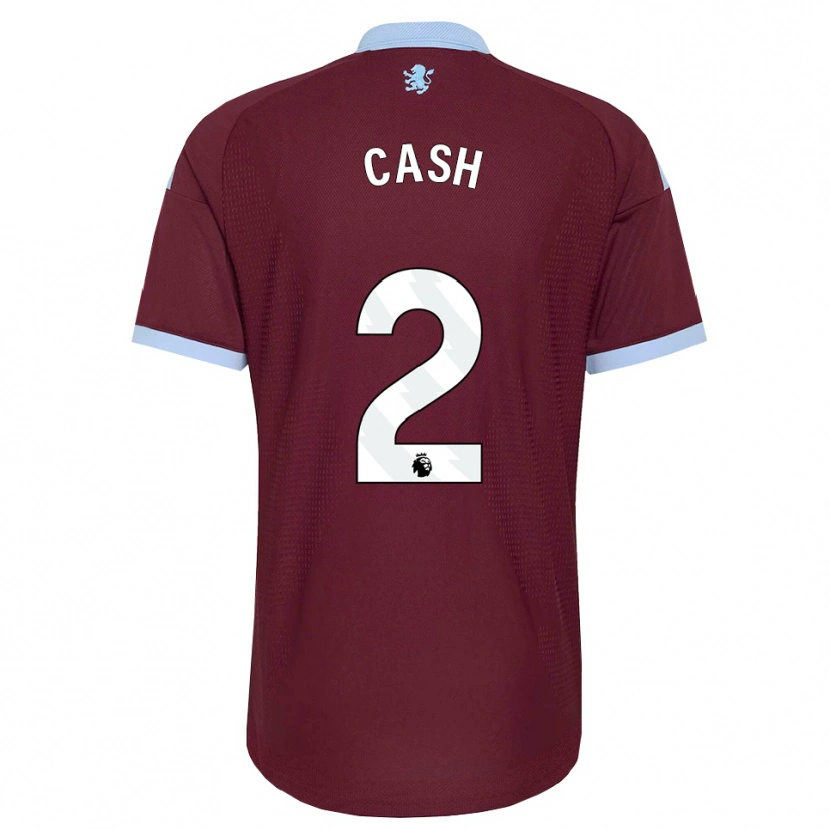 Danxen Børn Matty Cash #2 Kornblomstblå Vinrød Hjemmebane Spillertrøjer 2026/27 Trøje T-Shirt