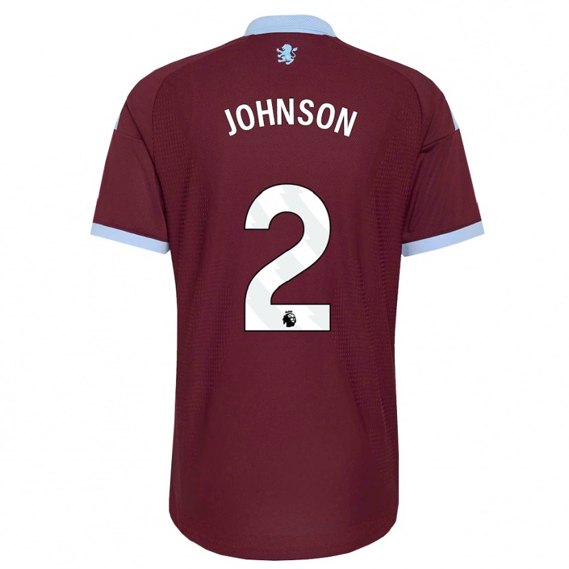Danxen Børn Oscar Johnson #2 Kornblomstblå Vinrød Hjemmebane Spillertrøjer 2026/27 Trøje T-Shirt