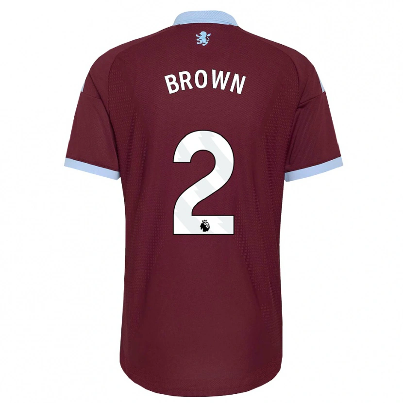 Danxen Børn Alvin Brown #2 Kornblomstblå Vinrød Hjemmebane Spillertrøjer 2026/27 Trøje T-Shirt