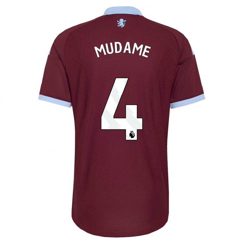 Danxen Børn Vincely Mudame #4 Kornblomstblå Vinrød Hjemmebane Spillertrøjer 2026/27 Trøje T-Shirt