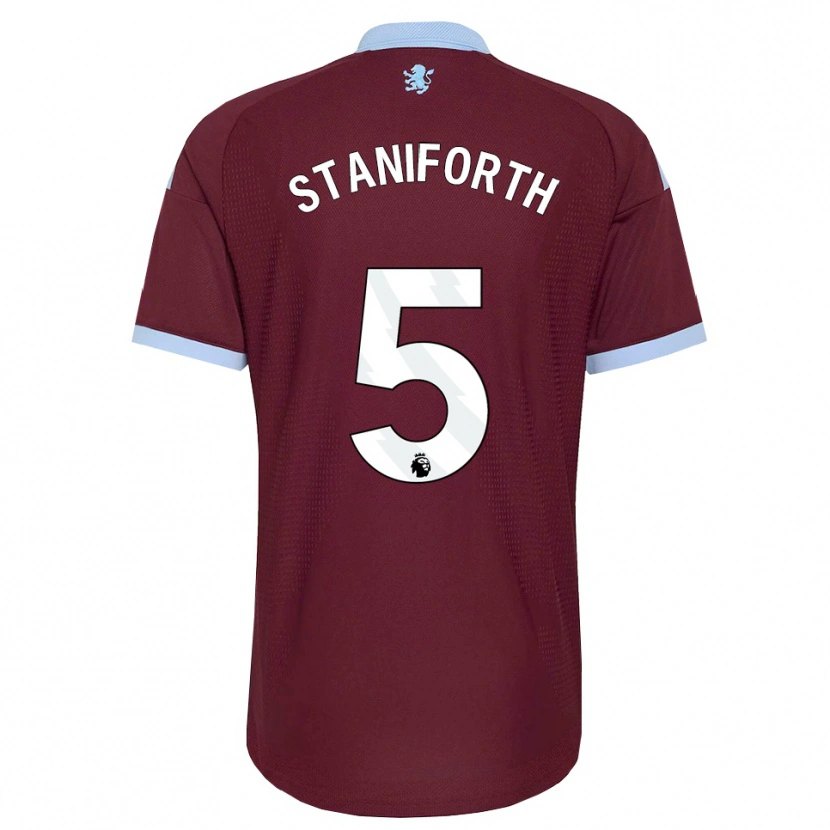 Danxen Børn Lucy Staniforth #5 Kornblomstblå Vinrød Hjemmebane Spillertrøjer 2026/27 Trøje T-Shirt