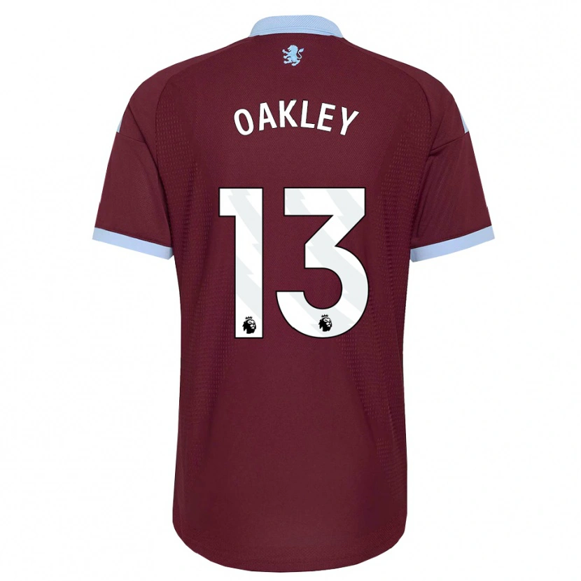 Danxen Børn Rhys Oakley #13 Kornblomstblå Vinrød Hjemmebane Spillertrøjer 2026/27 Trøje T-Shirt