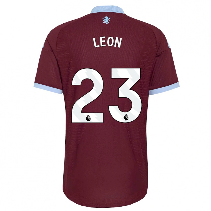 Danxen Børn Adriana Leon #23 Kornblomstblå Vinrød Hjemmebane Spillertrøjer 2026/27 Trøje T-Shirt
