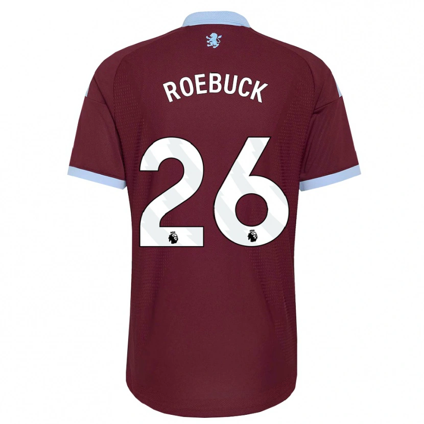 Danxen Børn Ellie Roebuck #26 Kornblomstblå Vinrød Hjemmebane Spillertrøjer 2026/27 Trøje T-Shirt