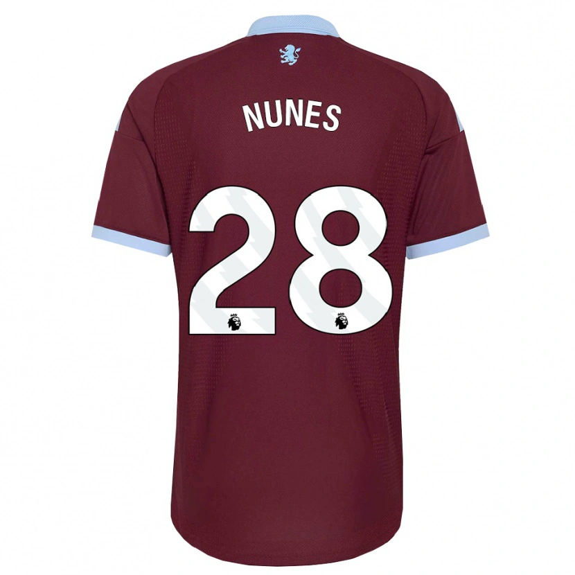 Danxen Børn Gabi Nunes #28 Kornblomstblå Vinrød Hjemmebane Spillertrøjer 2026/27 Trøje T-Shirt