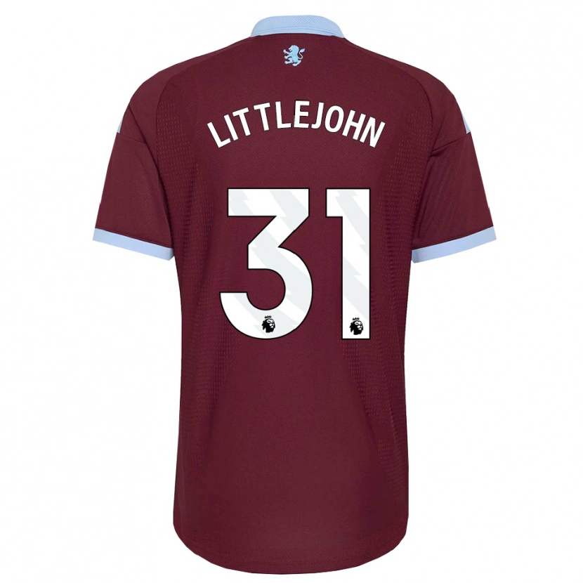 Danxen Børn Ruesha Littlejohn #31 Kornblomstblå Vinrød Hjemmebane Spillertrøjer 2026/27 Trøje T-Shirt