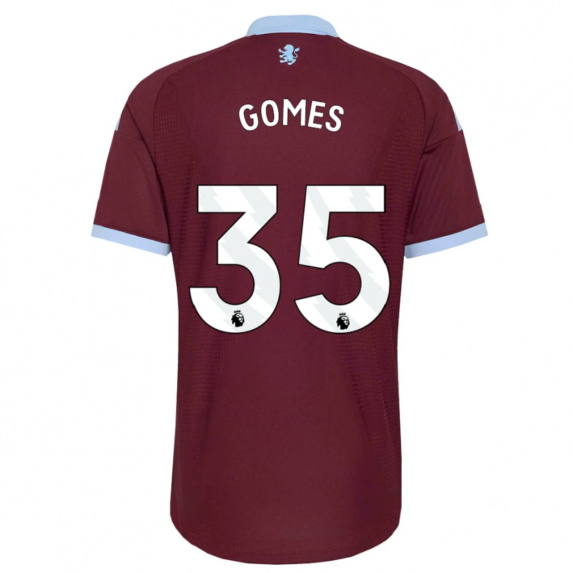 Danxen Børn João Gomes #35 Kornblomstblå Vinrød Hjemmebane Spillertrøjer 2026/27 Trøje T-Shirt