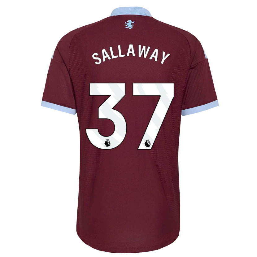 Danxen Børn Lydia Sallaway #37 Kornblomstblå Vinrød Hjemmebane Spillertrøjer 2026/27 Trøje T-Shirt
