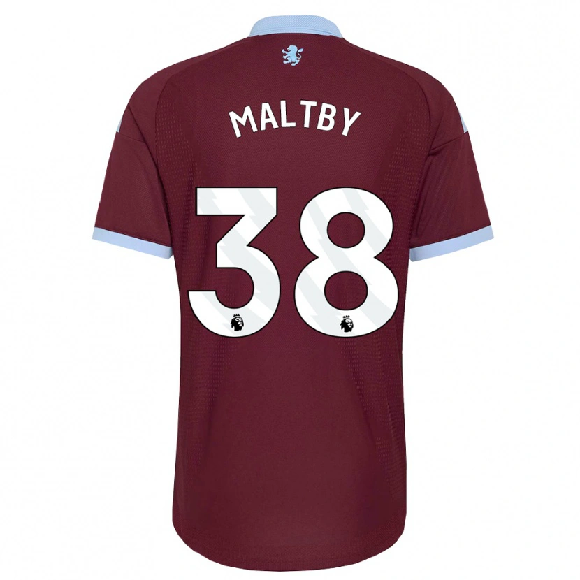 Danxen Børn Rachel Maltby #38 Kornblomstblå Vinrød Hjemmebane Spillertrøjer 2026/27 Trøje T-Shirt