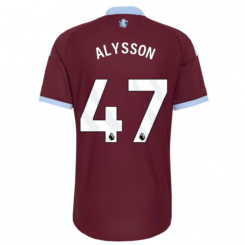 Danxen Børn Alysson Edward Franco Da Rocha #47 Kornblomstblå Vinrød Hjemmebane Spillertrøjer 2026/27 Trøje T-Shirt