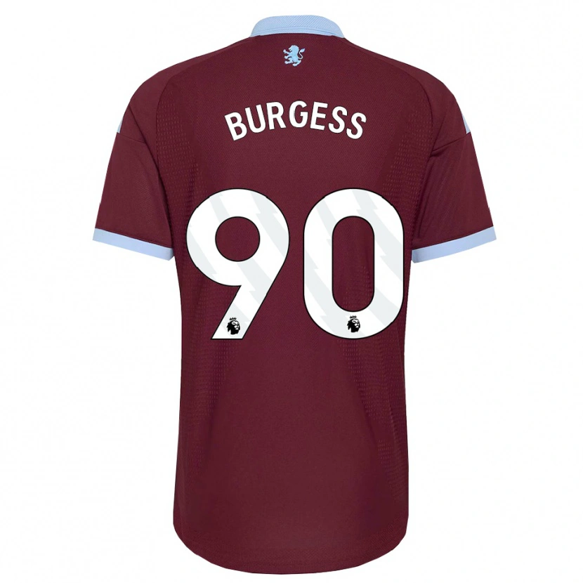 Danxen Børn Woody Burgess #90 Kornblomstblå Vinrød Hjemmebane Spillertrøjer 2026/27 Trøje T-Shirt