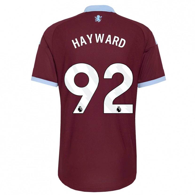 Danxen Børn Vinnie Hayward #92 Kornblomstblå Vinrød Hjemmebane Spillertrøjer 2026/27 Trøje T-Shirt