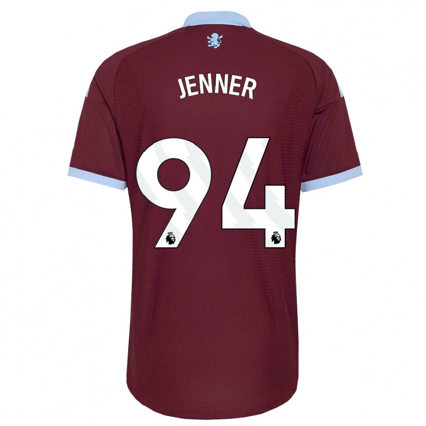 Danxen Børn Max Jenner #94 Kornblomstblå Vinrød Hjemmebane Spillertrøjer 2026/27 Trøje T-Shirt