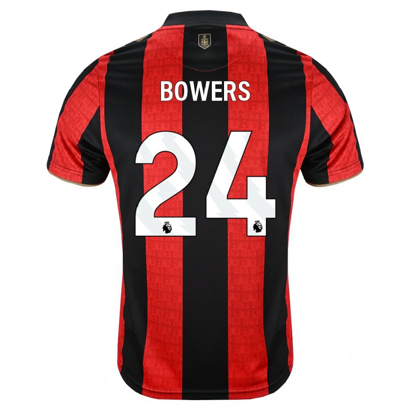 Danxen Børn Kelci Bowers #24 Gyldengul Rød Sort Hjemmebane Spillertrøjer 2026/27 Trøje T-Shirt