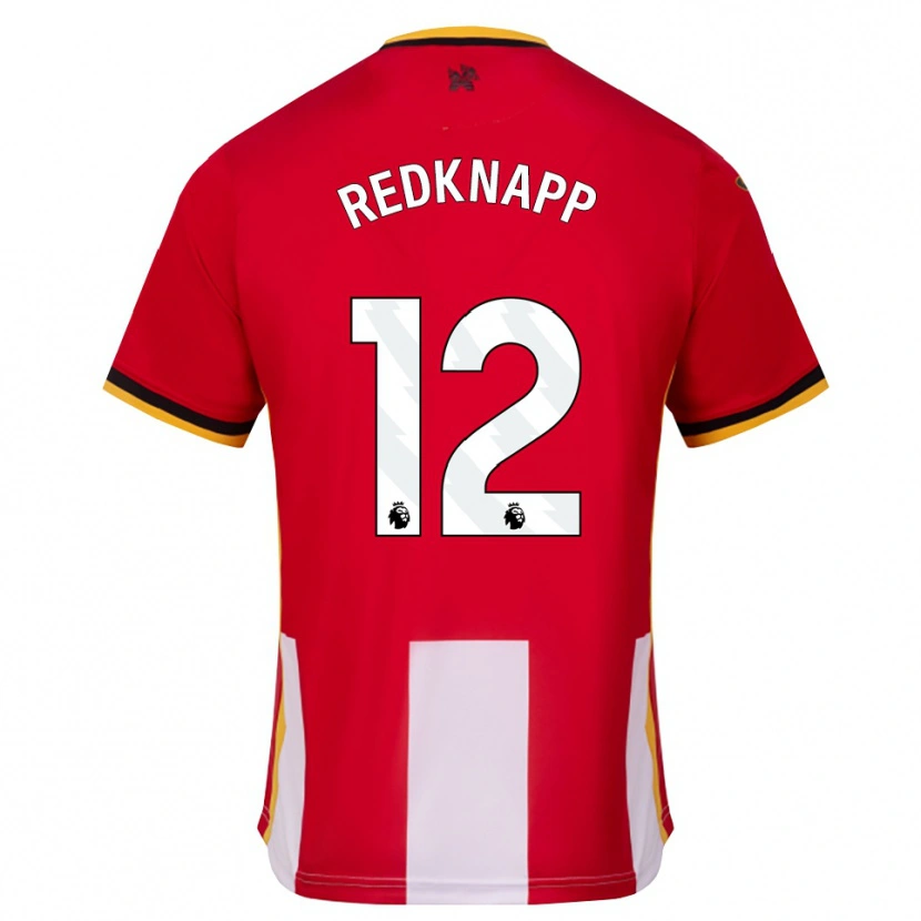 Danxen Børn Beau Redknapp #12 Gul Sort Rød Hjemmebane Spillertrøjer 2026/27 Trøje T-Shirt