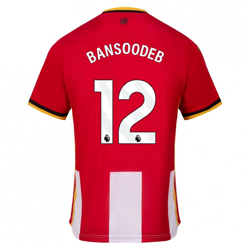 Danxen Børn Jai Bansoodeb #12 Gul Sort Rød Hjemmebane Spillertrøjer 2026/27 Trøje T-Shirt