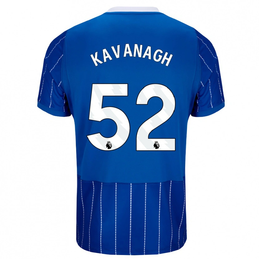 Danxen Børn Leigh Kavanagh #52 Mellemblå Hvid Hjemmebane Spillertrøjer 2026/27 Trøje T-Shirt