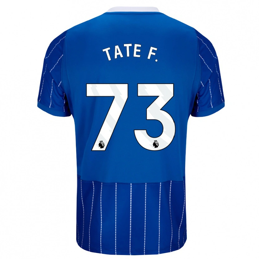 Danxen Børn Tate Ferdinand #73 Mellemblå Hvid Hjemmebane Spillertrøjer 2026/27 Trøje T-Shirt