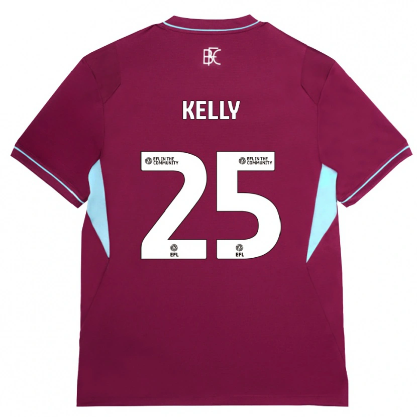 Danxen Børn Aimee Kelly #25 Vinrød Grøn Hjemmebane Spillertrøjer 2026/27 Trøje T-Shirt