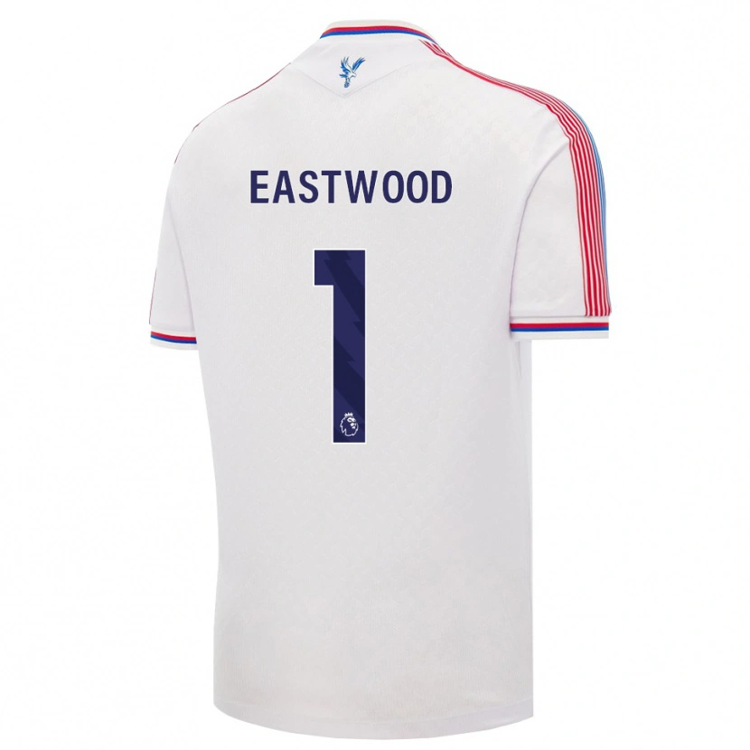 Danxen Børn Billy Eastwood #1 Hvid Rød Blå Hjemmebane Spillertrøjer 2026/27 Trøje T-Shirt