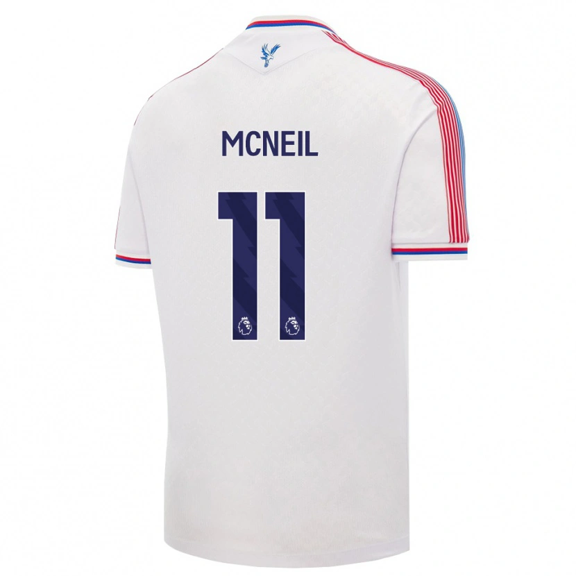 Danxen Børn Dwight Mcneil #11 Hvid Rød Blå Hjemmebane Spillertrøjer 2026/27 Trøje T-Shirt