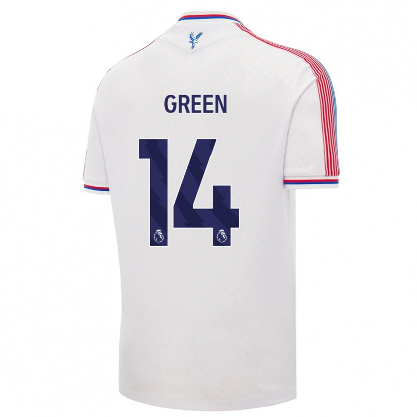 Danxen Børn Josie Green #14 Hvid Rød Blå Hjemmebane Spillertrøjer 2026/27 Trøje T-Shirt